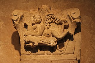 Επίκρανο παραστάδας με ερωτιδέα (4ος-5ος αι.) Βυζαντινό Μουσείο Αθηνών