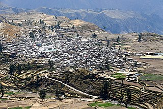 Cabanaconde District District in Arequipa, Peru