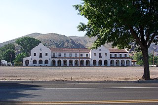 Caliente station Former train station in Caliente, Nevada, United States