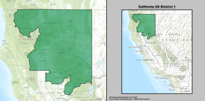Distrito 1 del Congreso de los Estados Unidos de California (desde 2013) .tif