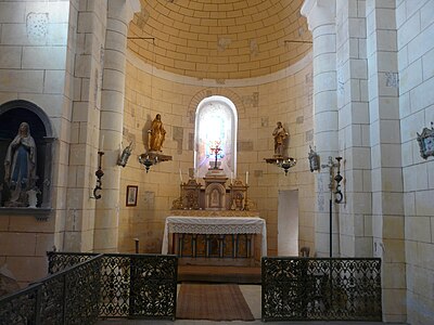 Chorraum in der Ortskirche Notre-Dame-de-la-Nativité