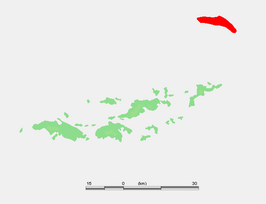 Kaart van Anegada