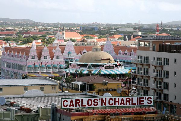 Carlos'n Charlie's in Oranjestad, Aruba. The restaurant was the last place Holloway was seen by her classmates.