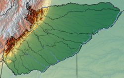 卡萨纳雷省地形图