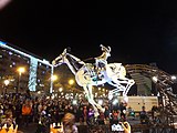 Cavalcada de reis de Barcelona 2018, vista a la plaça de Catalunya.