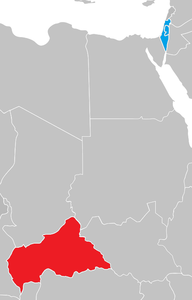 Keski-Afrikan tasavalta ja Israel