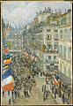 14-Juillet, rue Daunou par Childe Hassam, 1910.