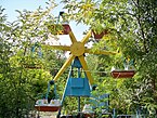 A Ferris wheel in the main park of Sulukta