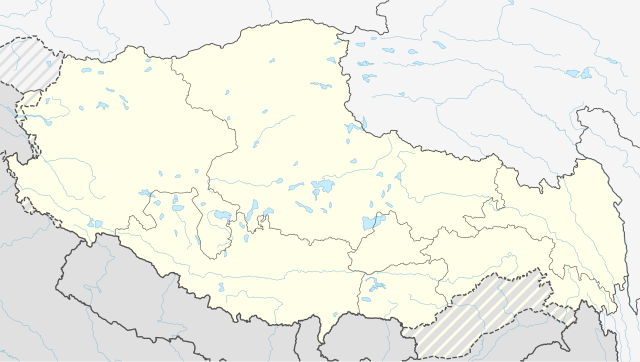 Нагчу. Карта розташування: Тибет