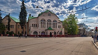 Maison russe construite en 1913-1916 à Nijni Novgorod.