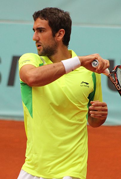 Čilić at the 2014 Madrid Open