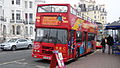 City Sightseeing Eastbourne 367 (P776 SWC), a Volvo Olympian/Alexander (Belfast), in Marine Parade, Eastbourne, East Sussex.