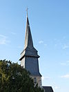 Klokketårn i Saint-Aubin kirke + -