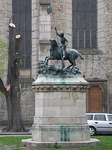 Statuia Sfântului Gheorghe (1904), de József Róna și Kálmán Lux, neogotic