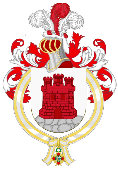 File:Coat of Arms of José Luis Tamayo Terán (Order of Isabella the Catholic).svg