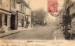 La rue du Bournard vers 1903.