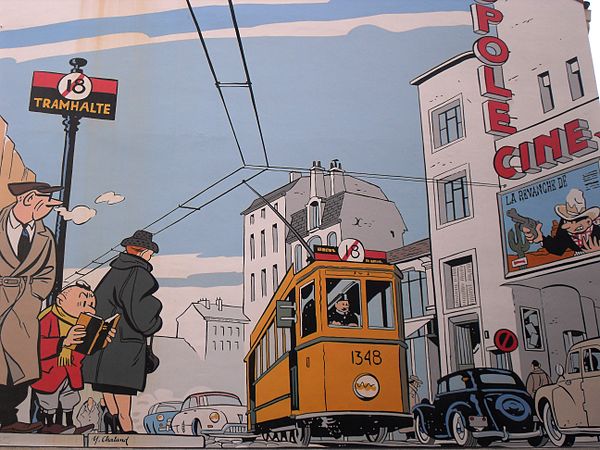 Yves Chaland: Le jeune Albert (Brussels' Comic Book Route)