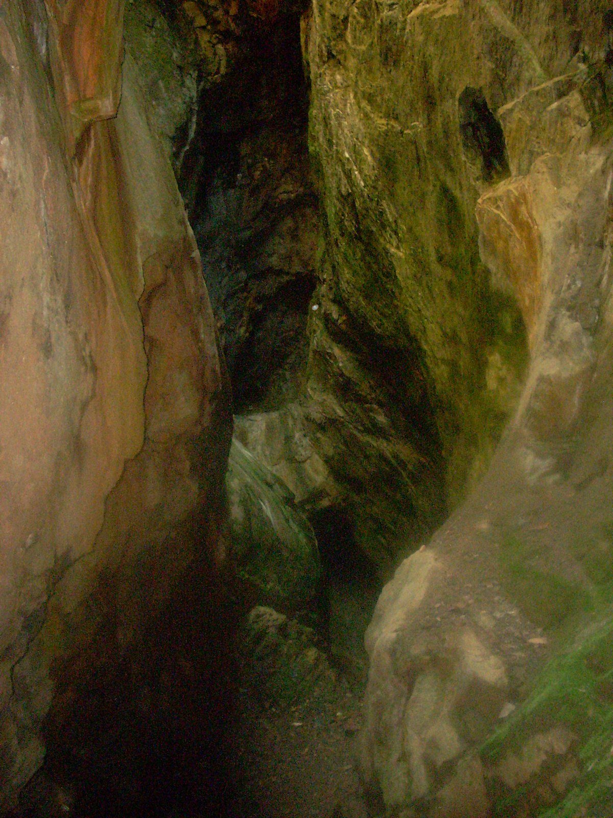 inside a gold mine