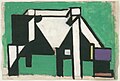 13. Theo van Doesburg. Koe. Gouache, olieverf en houtskool op papier. 39,7 × 57,5 cm. New York, Museum of Modern Art.