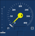 Nach Ablauf des TSM, auf dem letzten Metern vor dem Signal, erfolgt die langsame Annäherung an das Signal mittels Release Speed (mit 9 km/h, bei zulässigen 15 km/h).