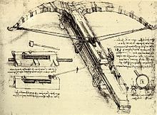 Sketch by Leonardo da Vinci, c. 1500 DaVinci Crossbow.JPG