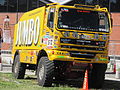 English: 2014 Dakar Rally trucks before the start of the event