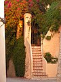 Escalier dans la vieille ville d'Ibiza