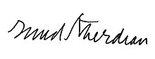 David Kherdian's Signature