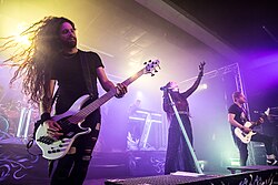 Delain performing in Leipzig in 2024 Delain Hellraiser Leipzig 2024 10.jpg