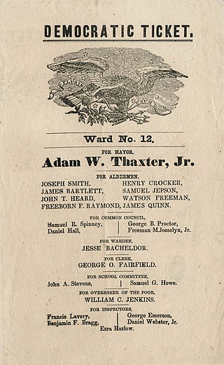 <span class="mw-page-title-main">1851 Boston mayoral election</span> Election