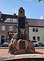 Kriegerdenkmal von Arnold Künne, 1904, Markt, Teupitz, Deutschland