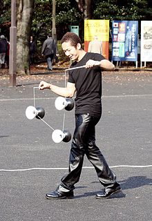 giant yoyo with sticks