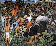 Diego Rivera, Memasuki Kota, 1930.jpg