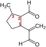 Structuurformule van Dolicodial