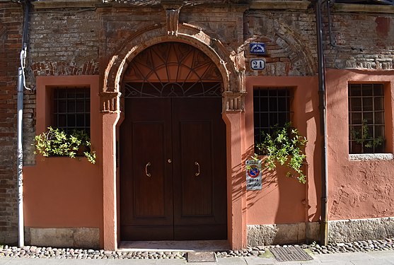 Door in Ferrara, Italy