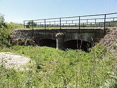 Entre Doulaincourt et Saucourt, pont de l'ancienne N67A sur la Combe de Presle.