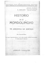 Миниатюра для Файл:EO Ernest Drezen - Historio de la Mondolingvo.pdf