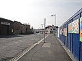 The old bus stop in Well Road, East Cowes, Isle of Wight. It was for a brief period the main bus stop for the town after being relocated from outside the Town Hall in York Avenue, however to allow for the construction of a new Waitrose store in this location it had to be moved further up the road.