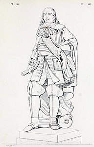 Dibujo de la Estatua de Turenne