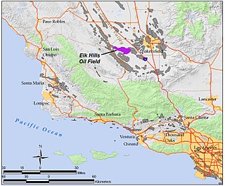 <span class="mw-page-title-main">Elk Hills Oil Field</span> Oil field in Kern County, California United States