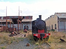 A pair of class 202 locomotives in the works in Asmara Eritrean Railway class 202 - 2008-11-04 edit 1.jpg