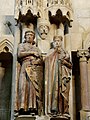 Statues d'Ekkehard II et de son épouse Ute de Ballenstedt, cathédrale de Naumbourg