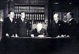 Signing of the Italian Constitution