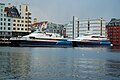 English: Fjord1 passenger ships in Bergen, Norway.