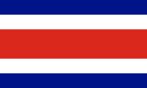 La bandiera del Costarica