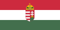 오스트리아-헝가리 제국 시대의 국기 (1896년 ~ 1915년, 비율 1:2)