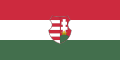 Drapeau de la république populaire de Hongrie (1956-1957).