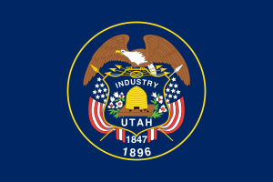 Flag of Utah(1922–February 16, 2011)[c]