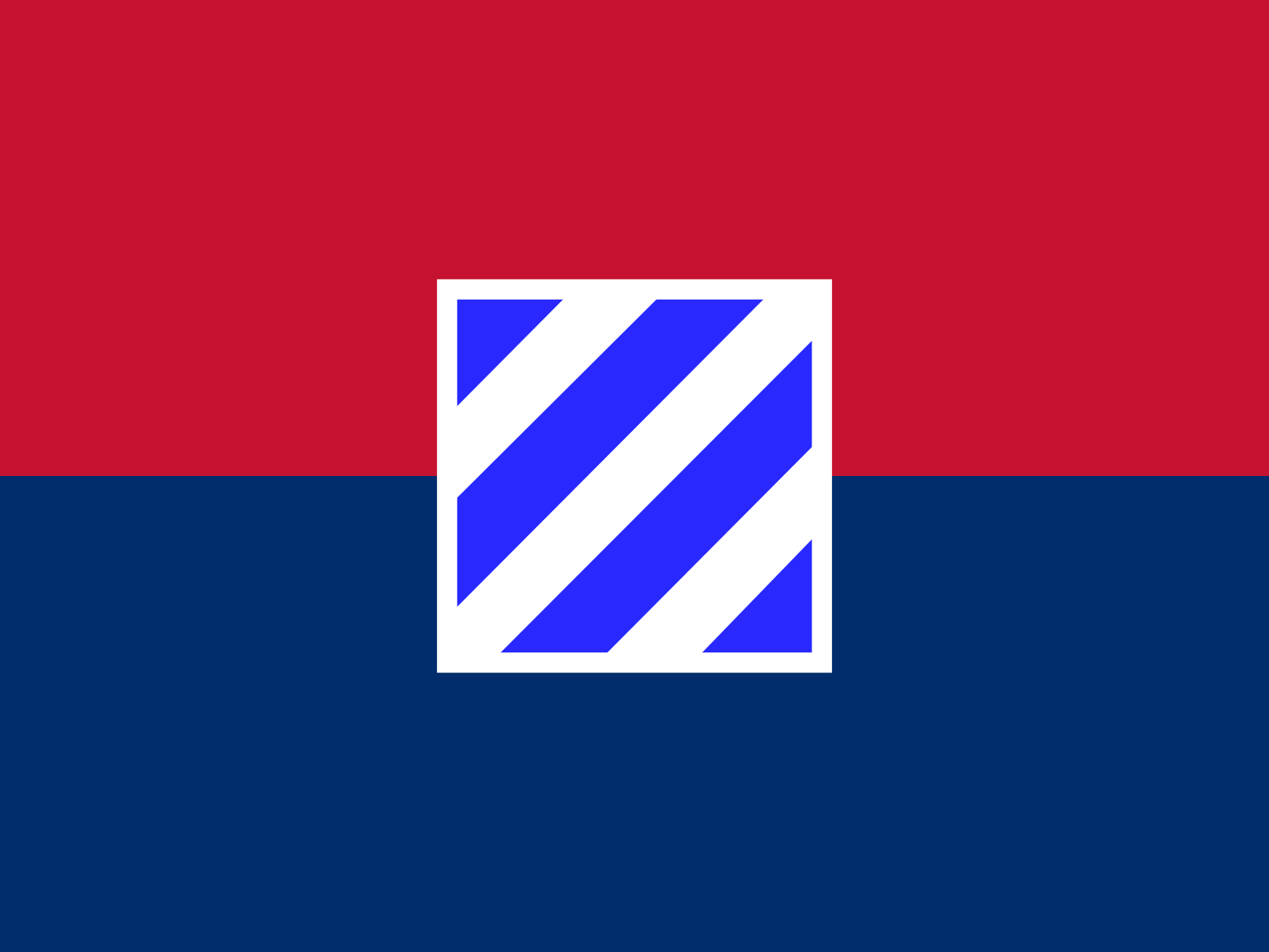 File Flag Of The U S Army 3rd Infantry Division Svg Wikimedia Commons