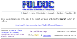 Logo de Free On-line Dictionary of Computing